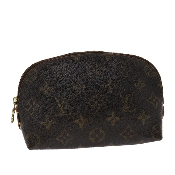 LOUIS VUITTON Monogram Pochette Cosmetic PM Cosmetic Pouch M47515 LV Auth 47861 - Picture 1 of 16